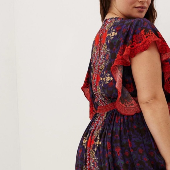 Anthropologie Elaine Ruffled Maxi Dress - Picture 5 of 11